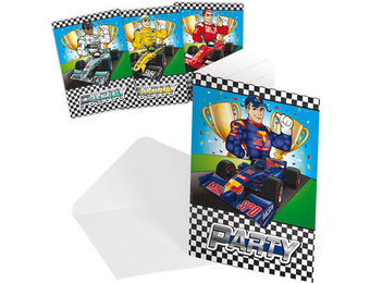 Formule 1 Uitnodigingen - 8 stuks