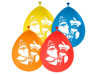 Sint en Piet Ballonnen 30 cm - 8 stuks