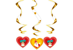 Sint en Piet Hangdecoratie - 3 stuks