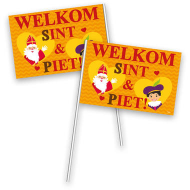 Zwaaivlaggetjes Sinterklaas - 30x20cm