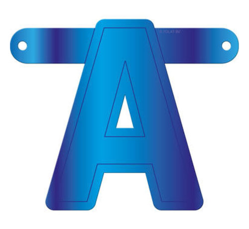 Letterslinger A Blauw