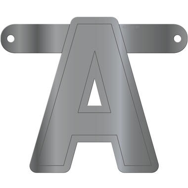 Letterslinger A Metallic Zilver