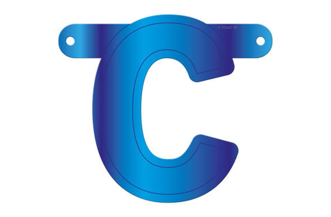 Letterslinger C Blauw