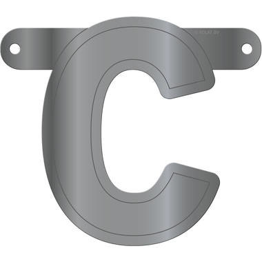 Letterslinger C Metallic Zilver