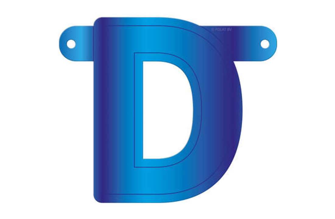 Letterslinger D Blauw