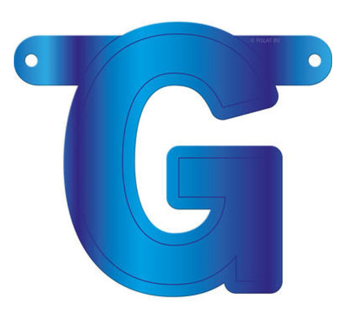 Letterslinger G Blauw
