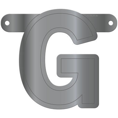 Letterslinger G Metallic Zilver