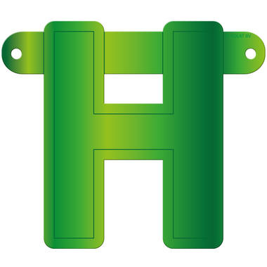 Letterslinger H Lime Groen