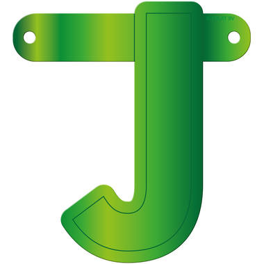 Letterslinger J Lime Groen