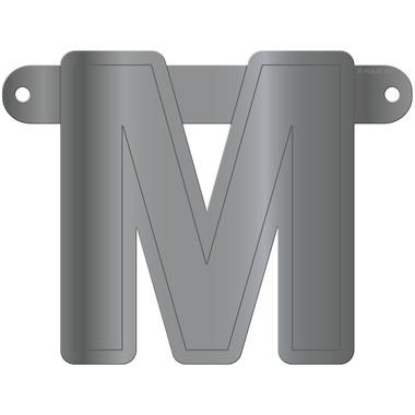 Letterslinger M Metallic Zilver
