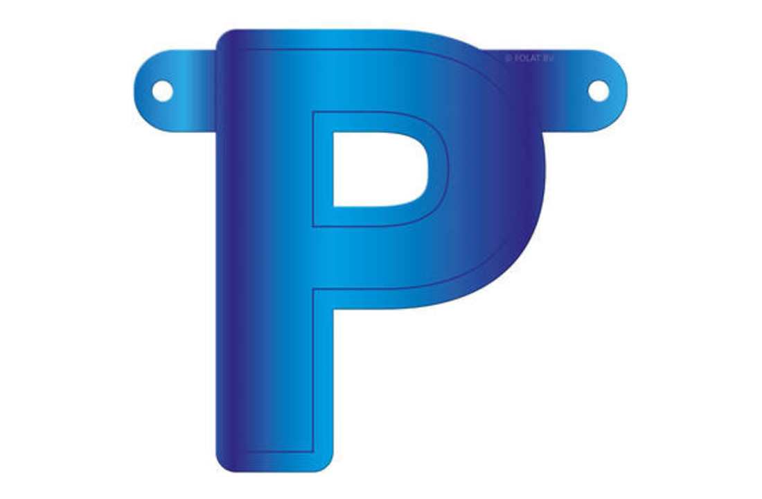 Letterslinger P Blauw