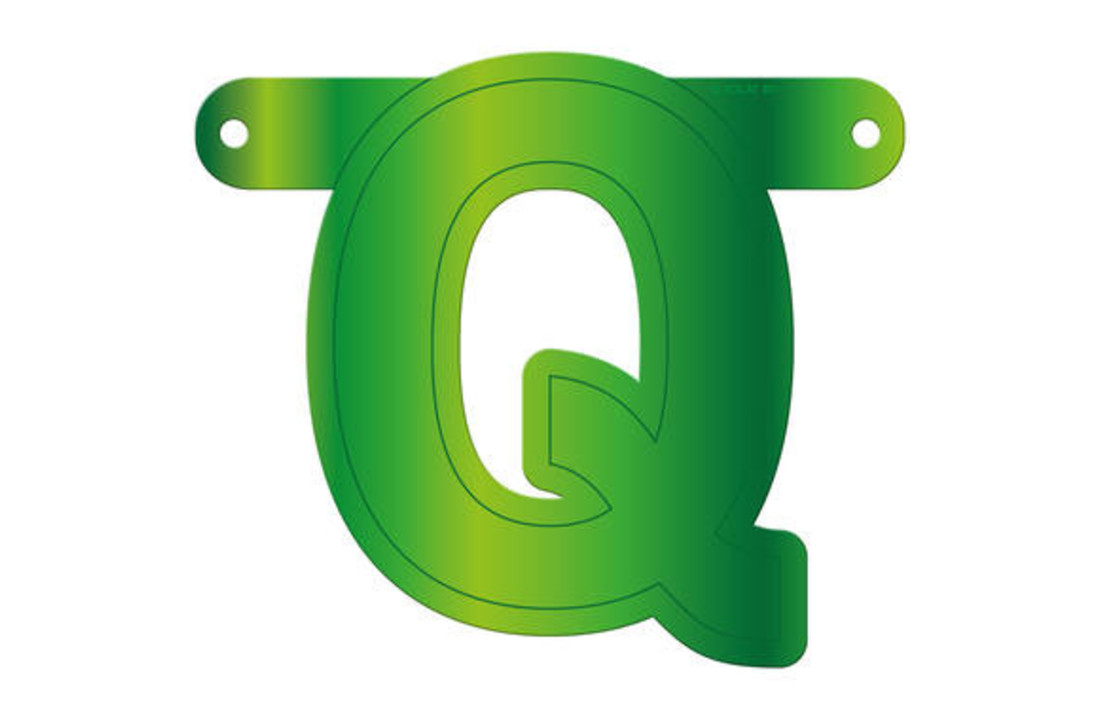 Letterslinger Q Lime Groen