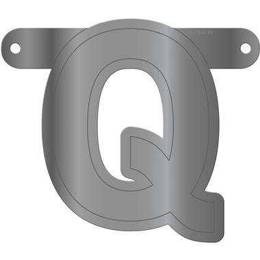 Letterslinger Q Metallic Zilver