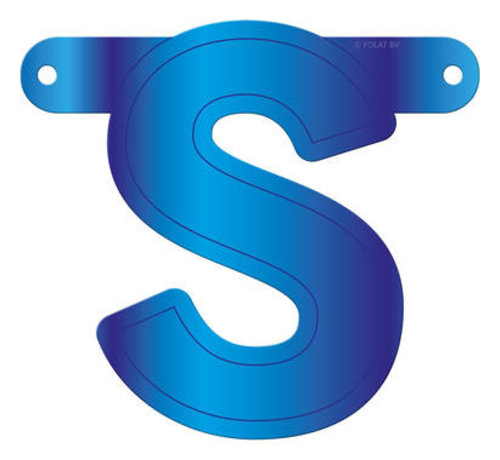Letterslinger S Blauw