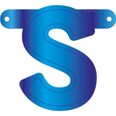 Letterslinger S Blauw