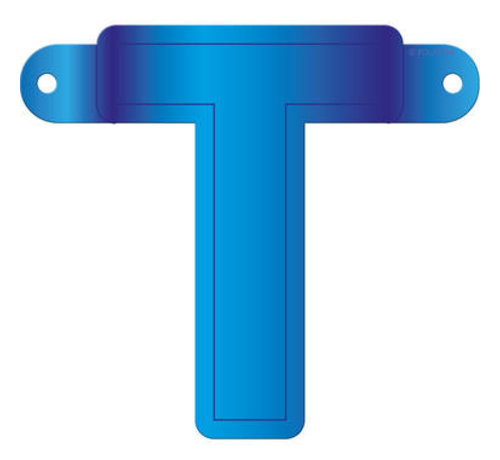 Letterslinger T Blauw