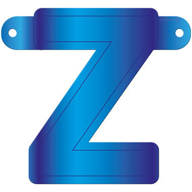 Letterslinger Z Blauw