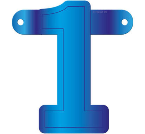Letterslinger 1 Blauw