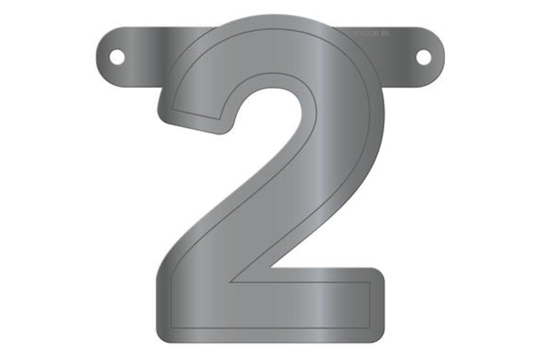 Letterslinger 2 Metallic Zilver
