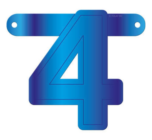 Letterslinger 4 Blauw