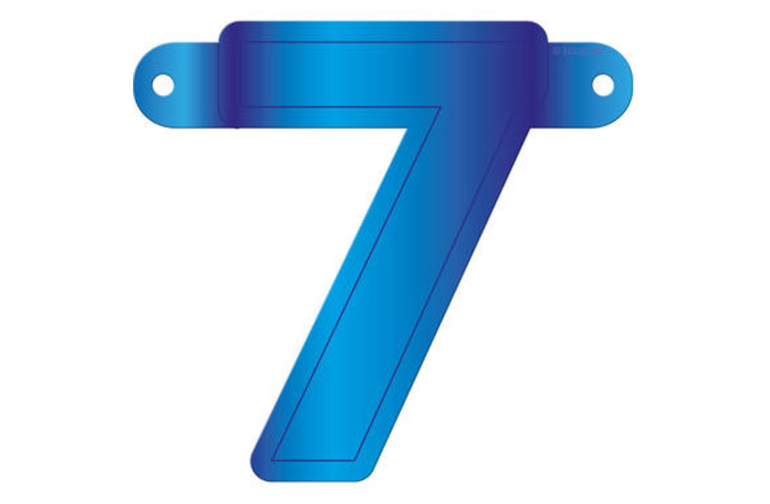 Letterslinger 7 Blauw