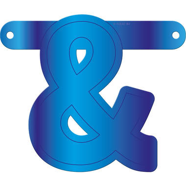 Letterslinger Ampersand Blauw