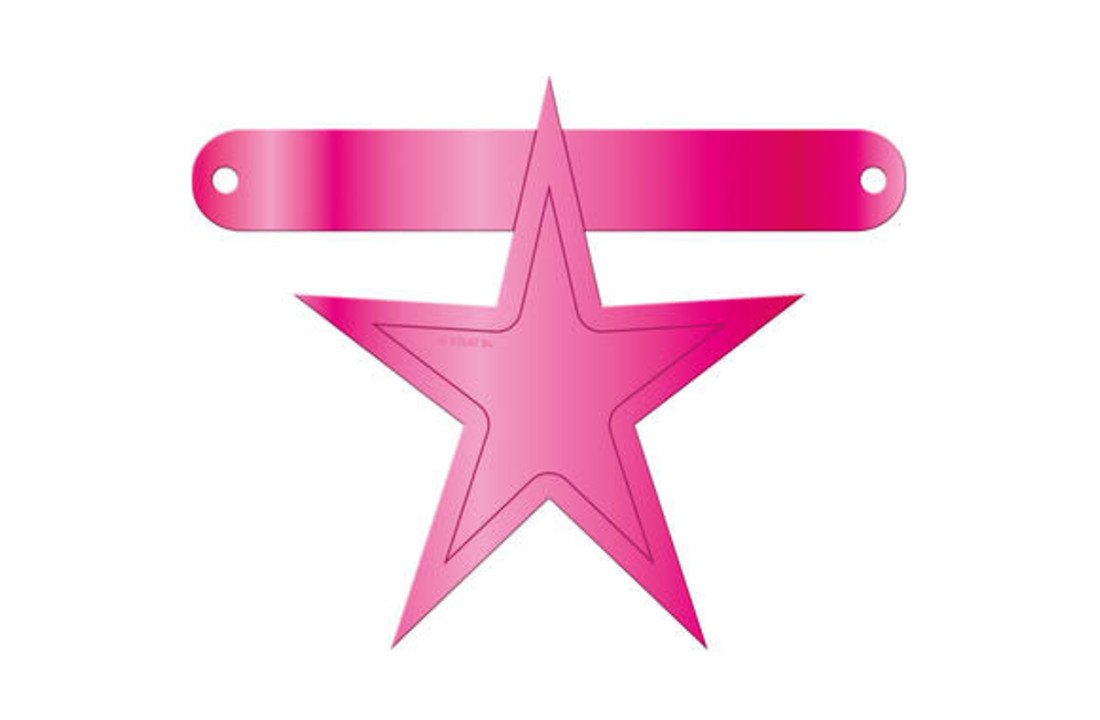 Letterslinger Ster Magenta