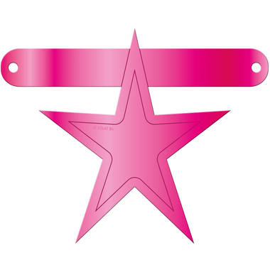 Letterslinger Ster Magenta