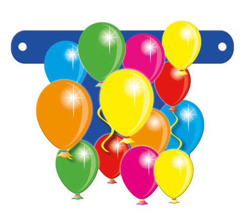 Letterslinger Vrolijke Ballonnen