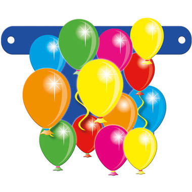 Letterslinger Vrolijke Ballonnen