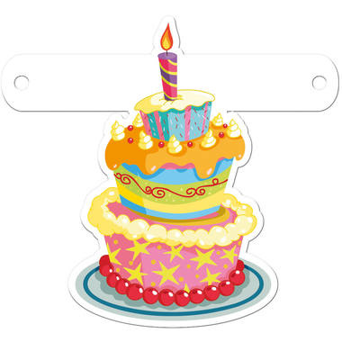 Letterslinger Verjaardagstaart