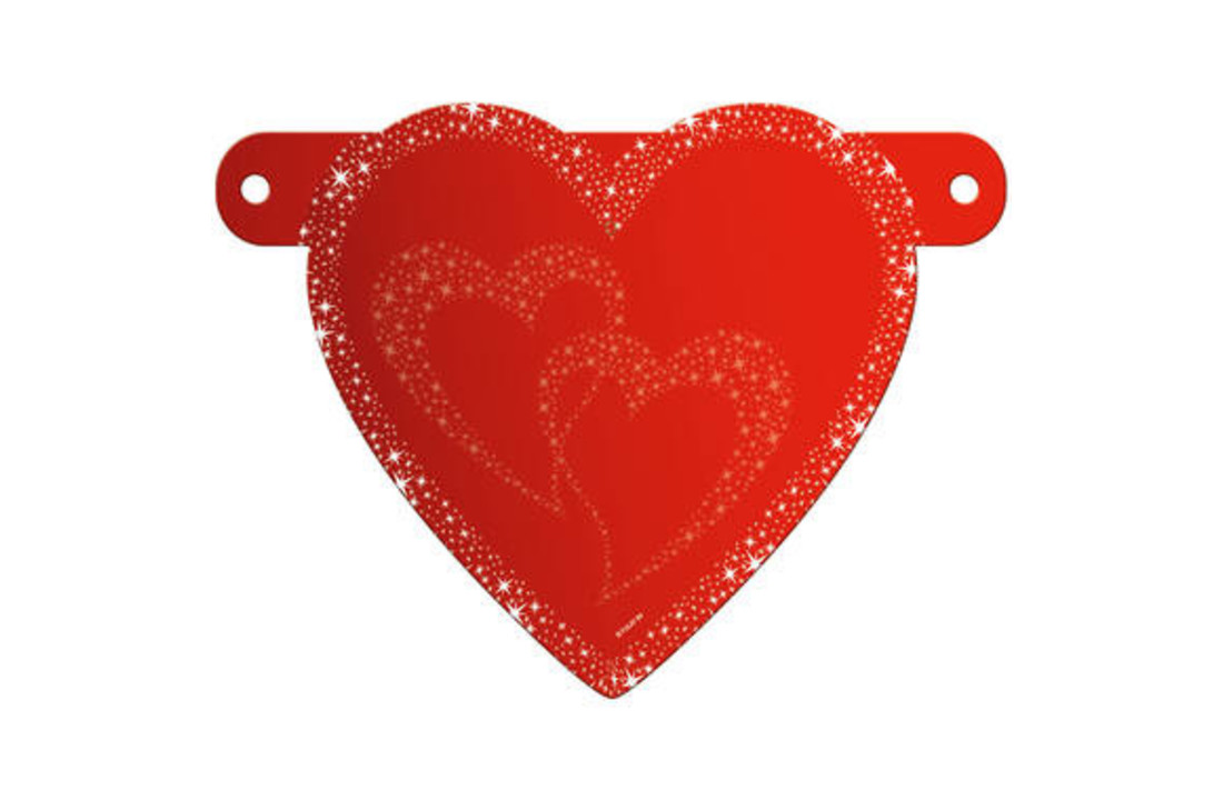 Letterslinger Romantisch Valentijns Hart