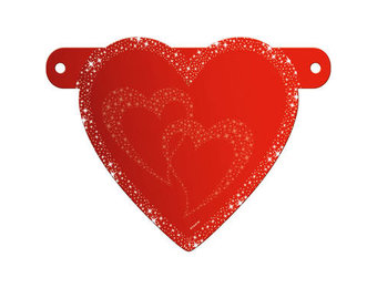 Letterslinger Romantisch Valentijns Hart