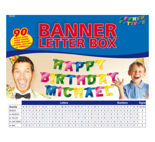 Letterslinger Doos - 90 tekens