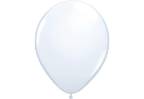 Witte Ballonnen 30cm - 10 stuks