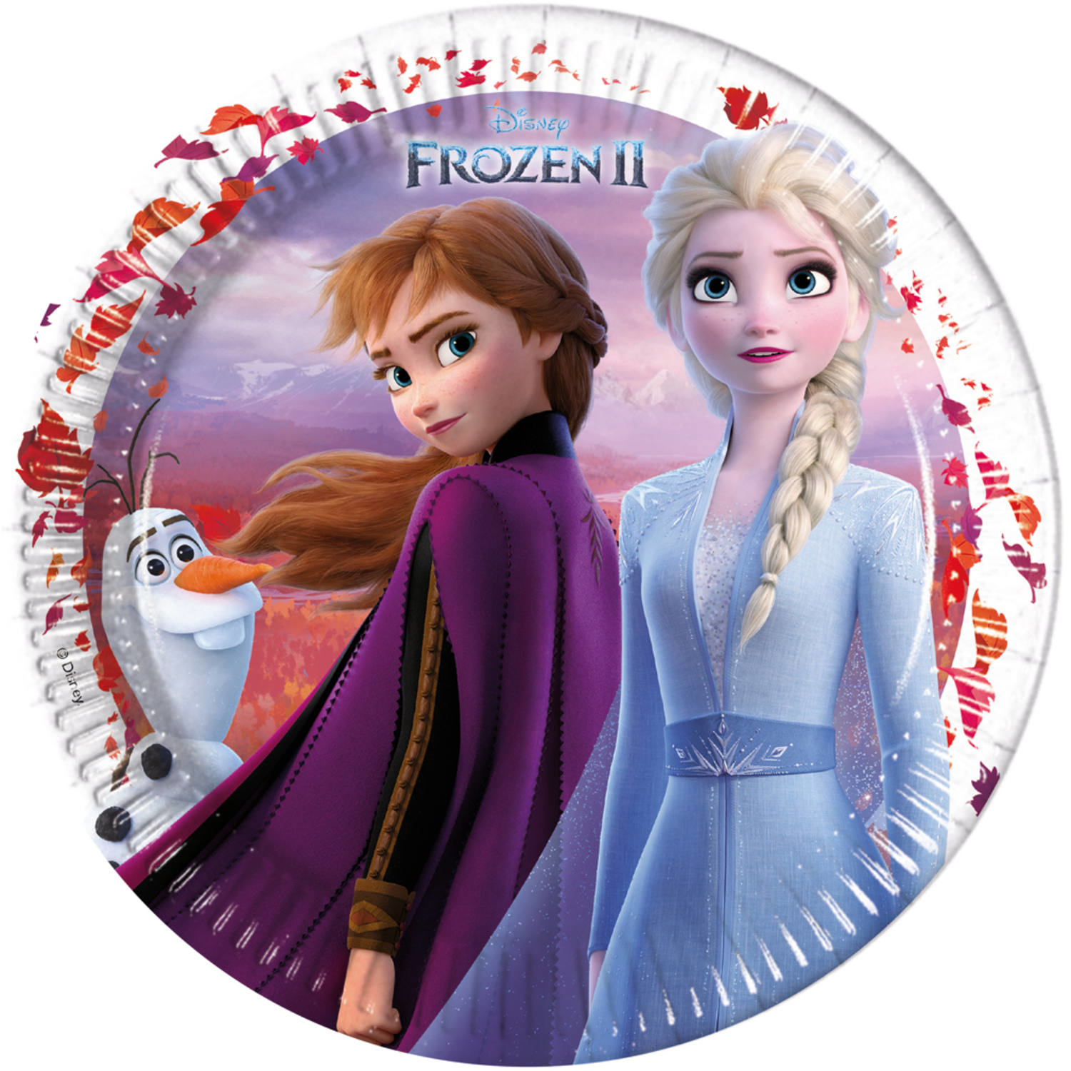 Borden Frozen 2 23cm - 8 stuks