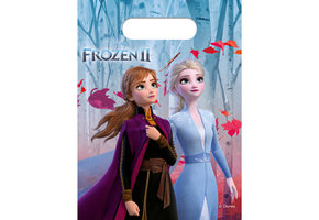 Uitdeelzakjes Frozen 2 - 6 stuks