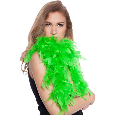 Luxe Boa Neon Groen - 180cm