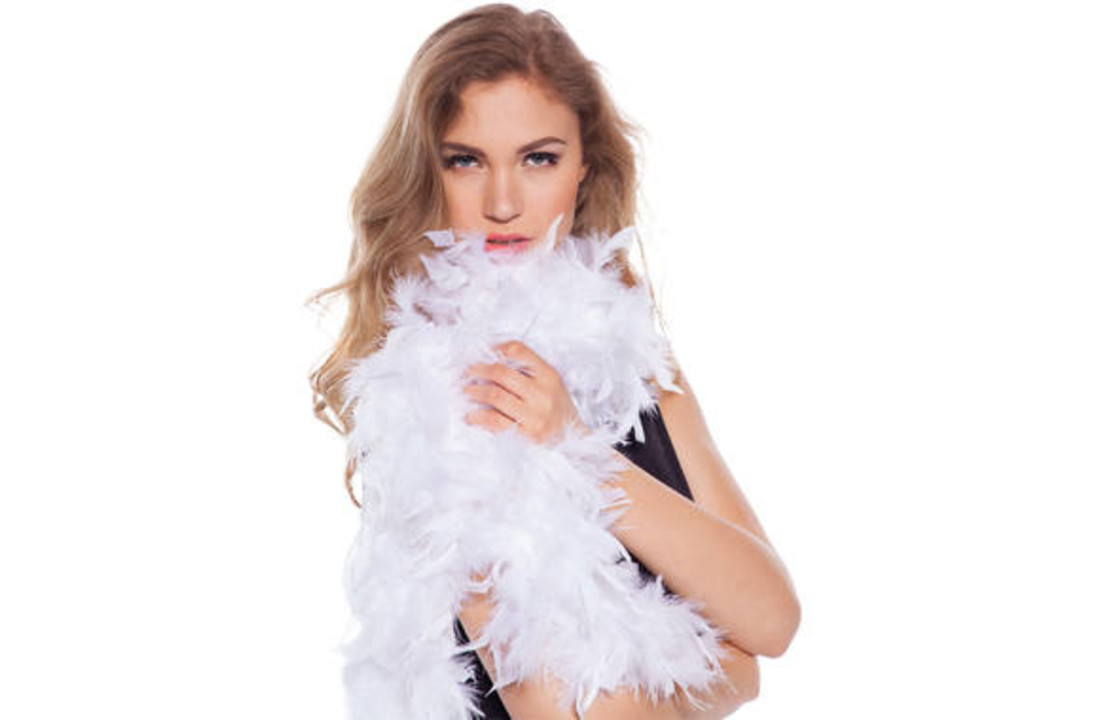 Luxe Boa Wit - 180cm