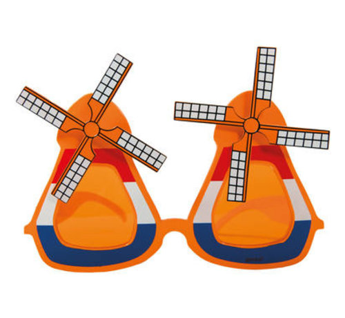 Molen Feestbril Oranje