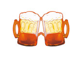 Bierglas Feestbril Oranje