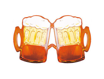 Bierglas Feestbril Oranje
