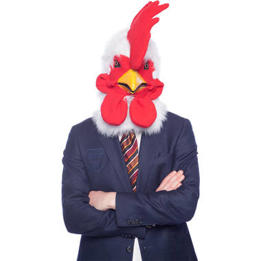 Haan Masker met Bewegende Mond