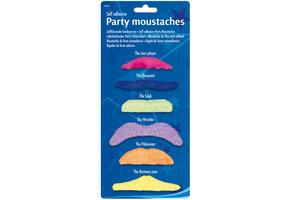 Snorrenset Meerkleurig - 6 stuks