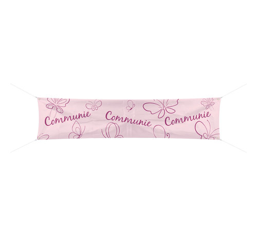 Communie Meisje Spandoek - 180x40cm