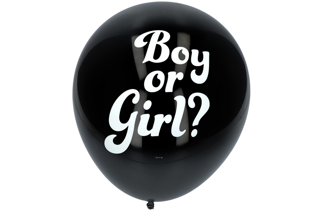 Gender Reveal Ballon Jongen 41cm - 3 stuks