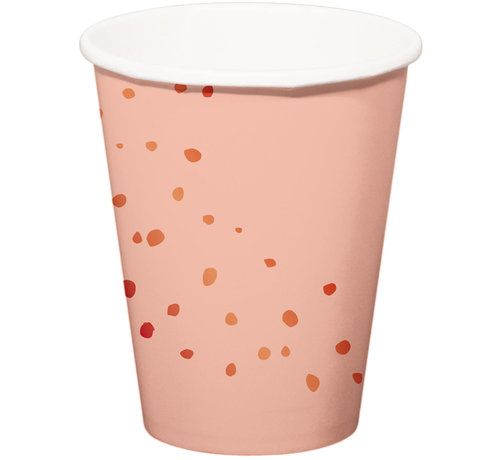 Bekers Luxe Roze 350ml - 8 stuks