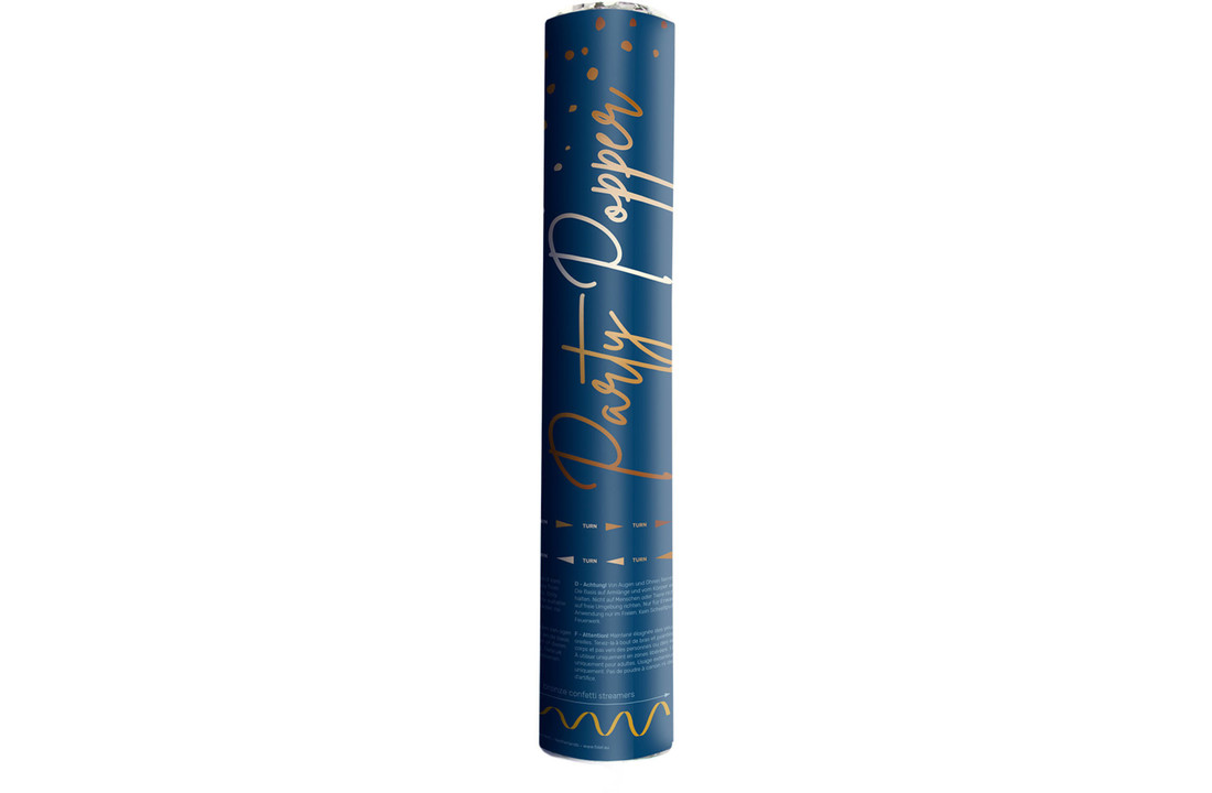 Confetti Kanon Luxe Blauw - 28cm