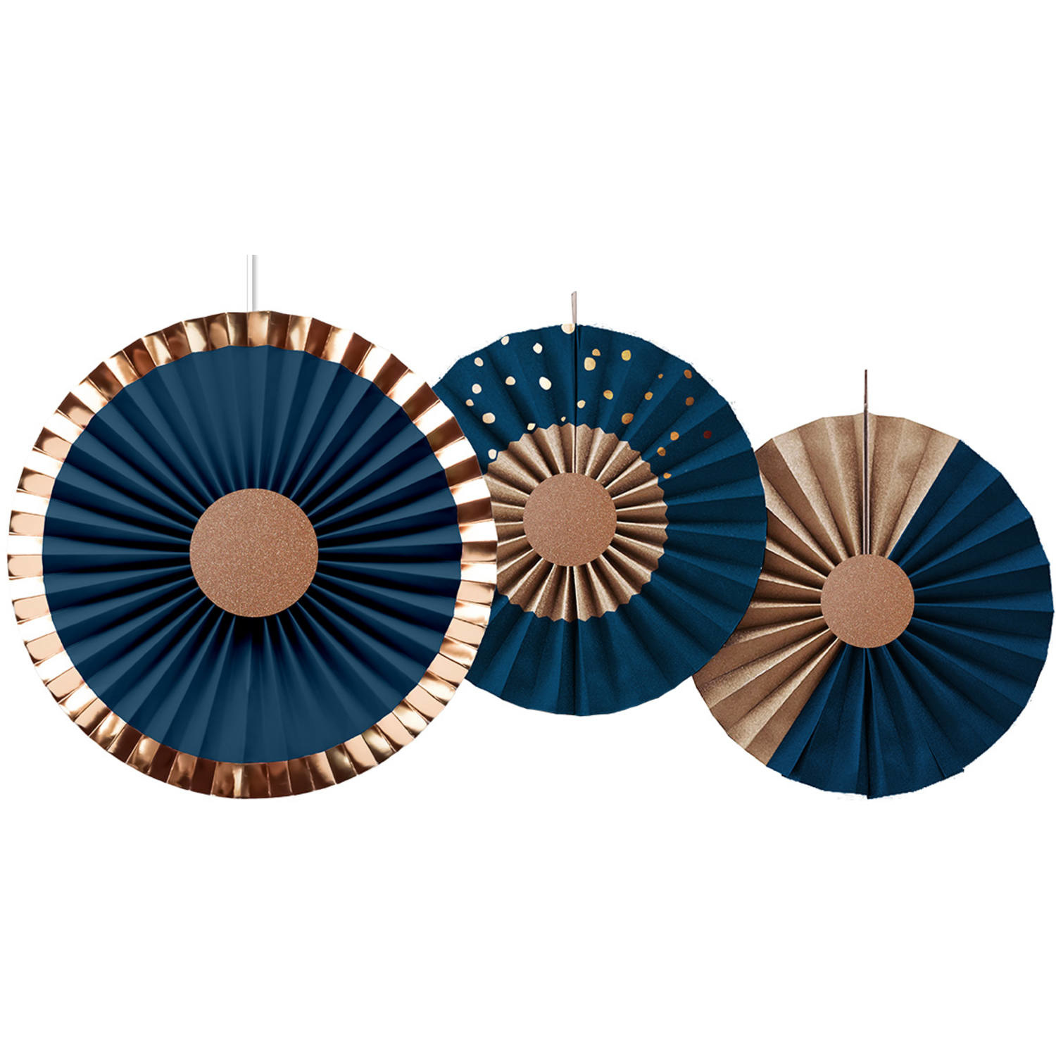 Honeycombs Luxe Blauw - 3 stuks