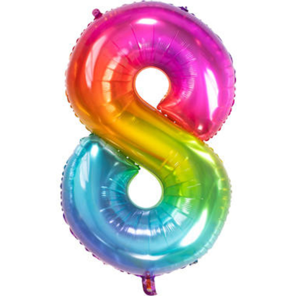 Goedkoop Cijferballon 8 Multicolor Online Kopen - Feestartikelen & - Feestartikelen Specialist